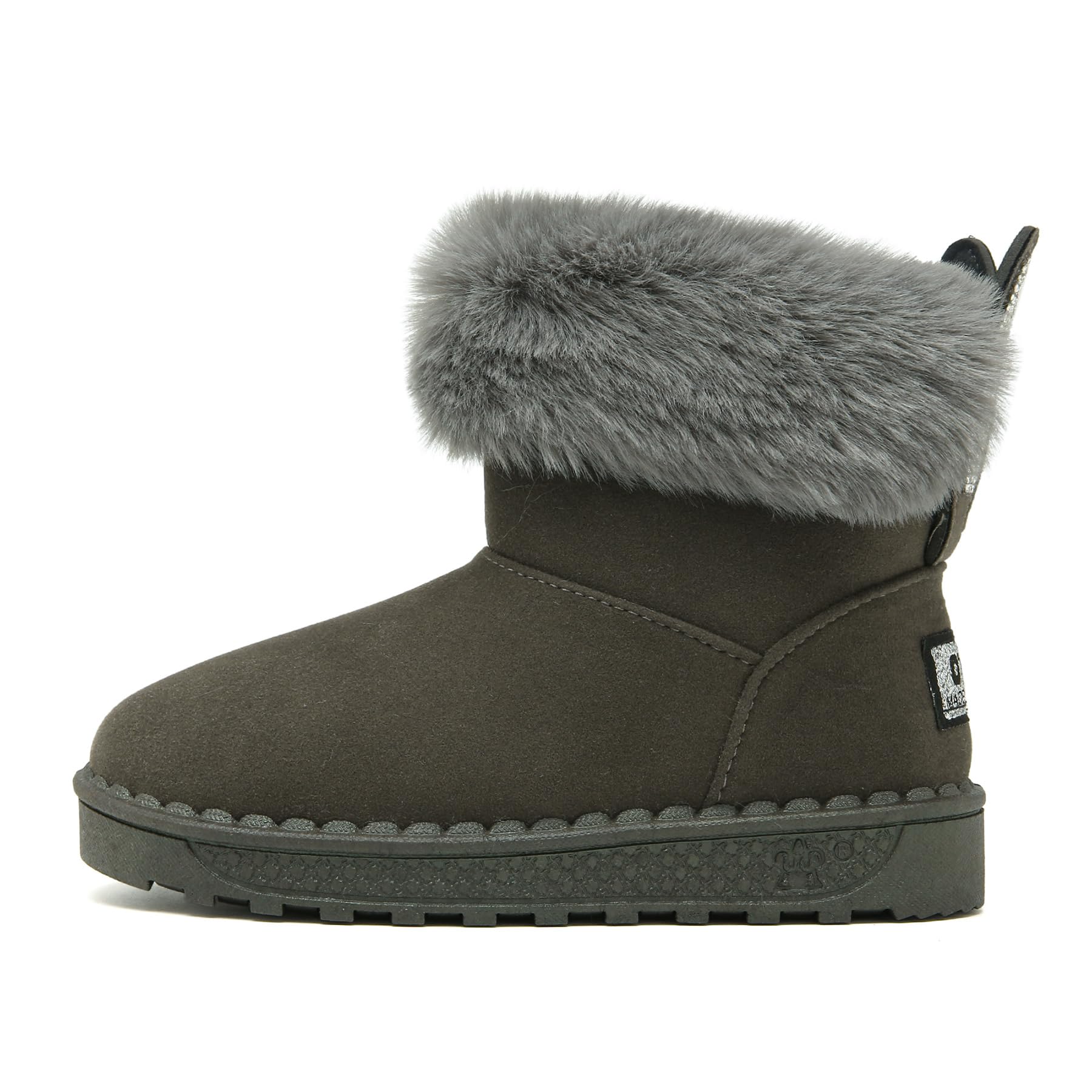Yeeteepot Bambine e Ragazze Carino Stivali da Neve Calda Foderati Stivaletti Inverno Morbide Piatto Stivali Bambini Pelliccia Antiscivolo Boots