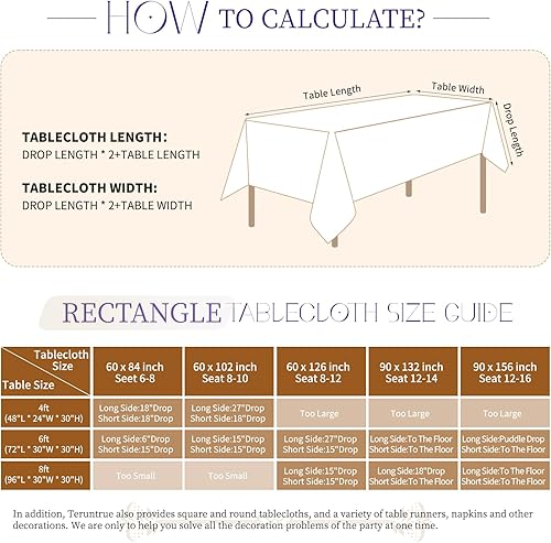 Miniatura 6 de Paquete de 6 manteles redondos blancos de 70 pulgadas de poliéster, manteles blancos para mesas redondas, impermeables, resistentes a las manchas,