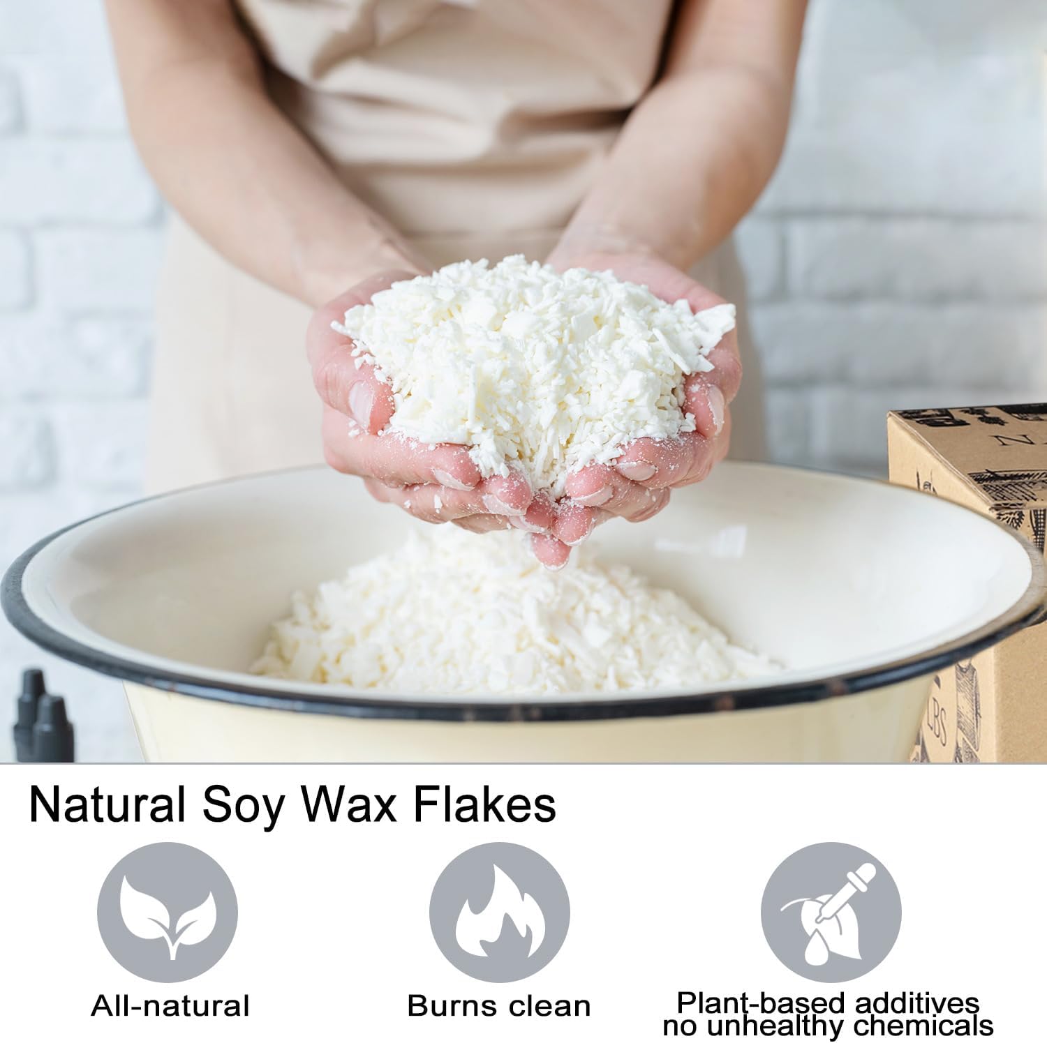 Wfmolcand Candle Making Kit with Hot Plate for Melting Wax,Including 2 LB Soy Wax, Melting Pot,5 Inch Wick Cotton,3-Hole Wicks Holder, Wick Sticker,Stirring Spoon,Thermometer,Anti-hot Silicone Mat…