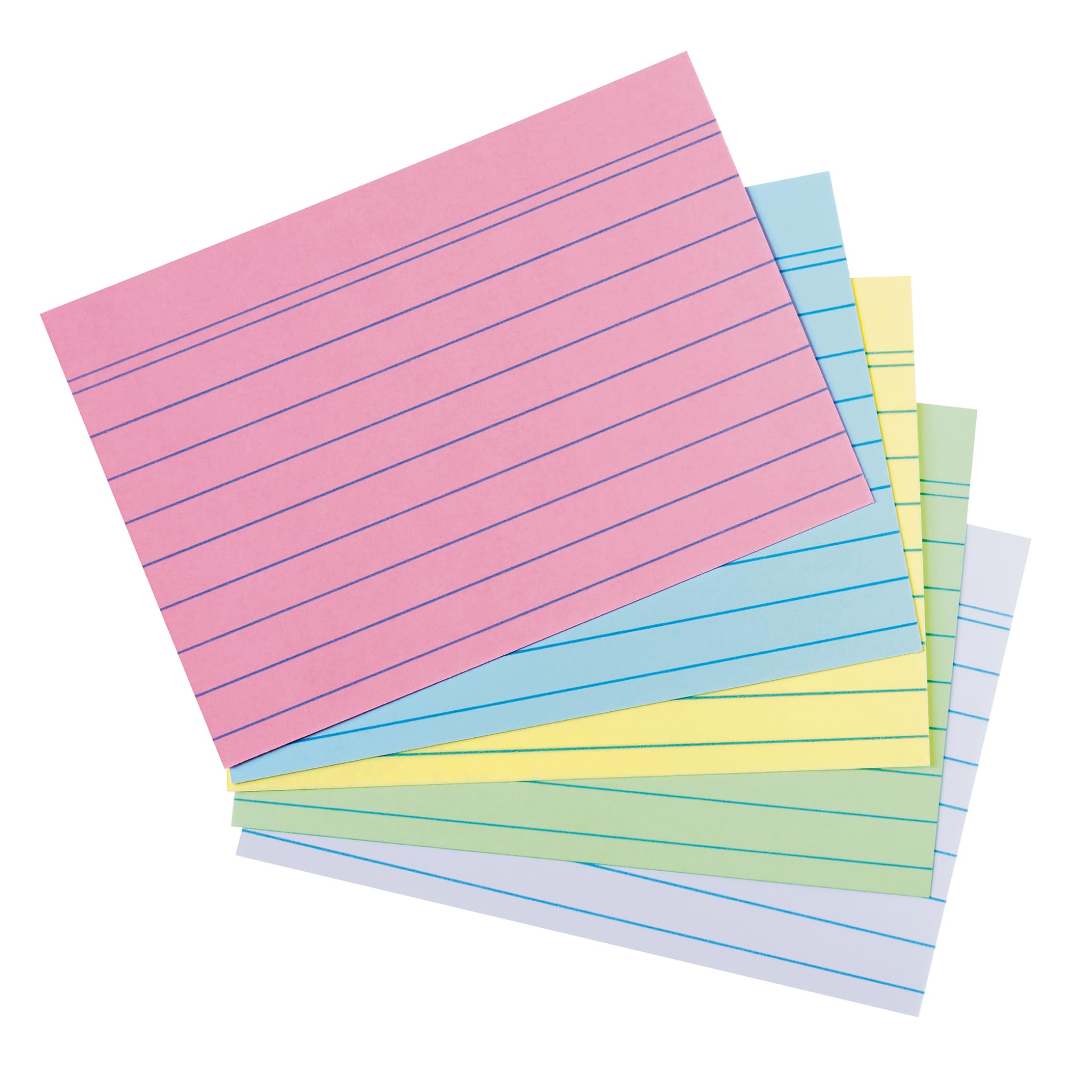 herlitz Cartoncini A7 a righe 170 g/m² senza legno 40 pezzi confezione da 200 scuola studio ufficio