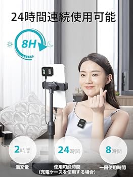 Amazon.co.jp: ワイヤレスマイク, SYNCO G2(A2) MEGA ピンマイク 8GB