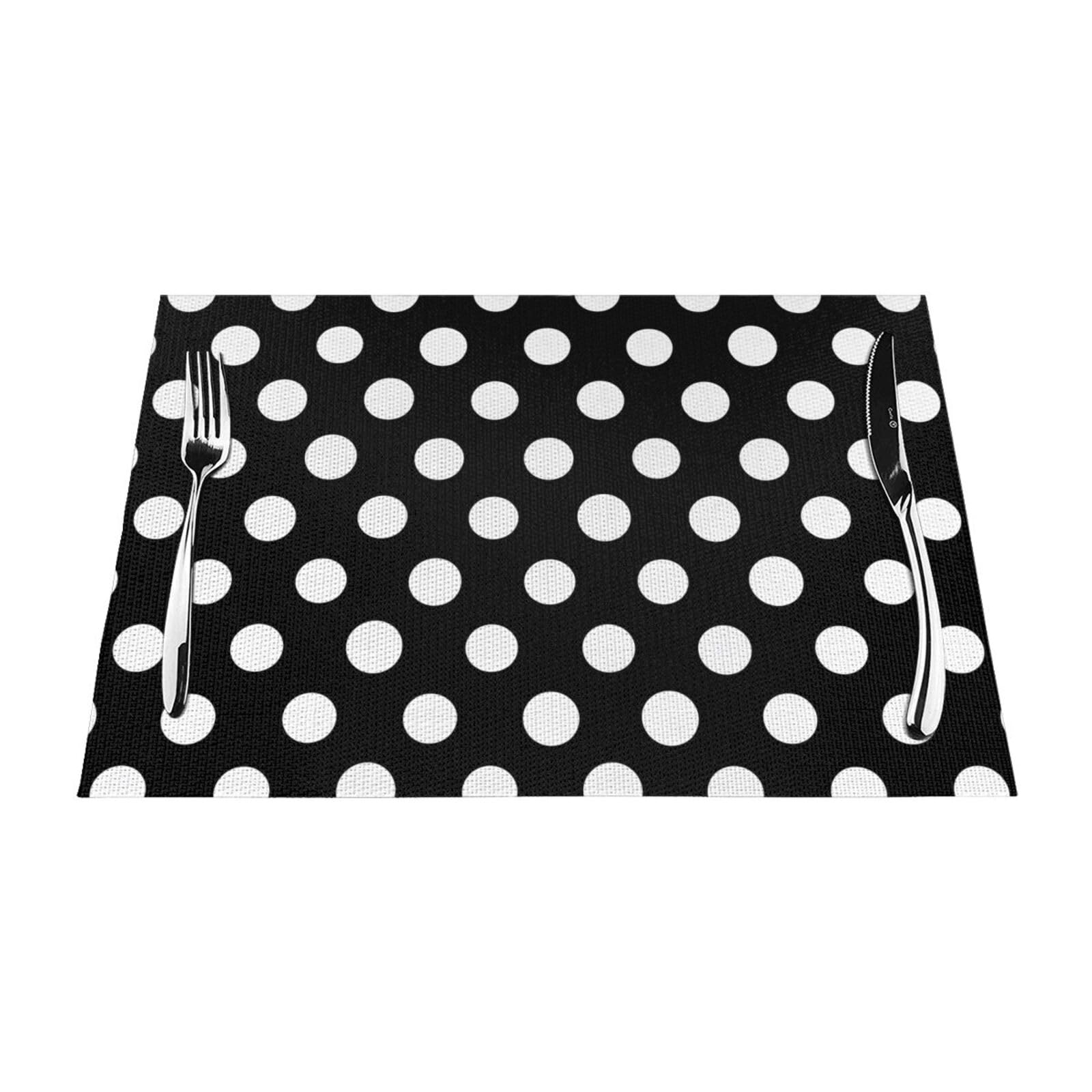 Sets de table lavables en PVC pour éliminer les taches de graisse sur la table de cuisine