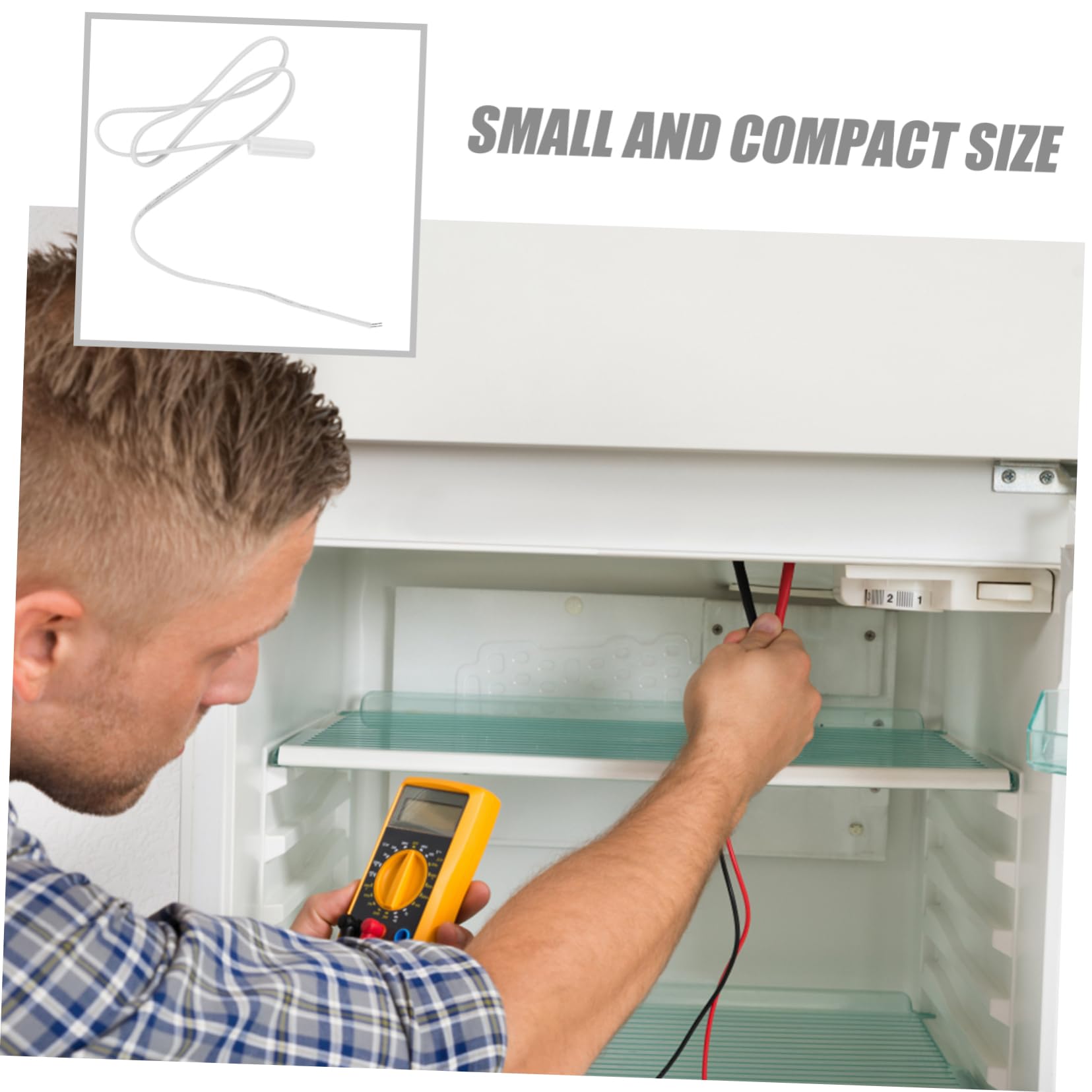 PRETYZOOM Superior Performance Fridge Sensor Replacement Round Head Refrigerator Temperature Sensor for Defrost