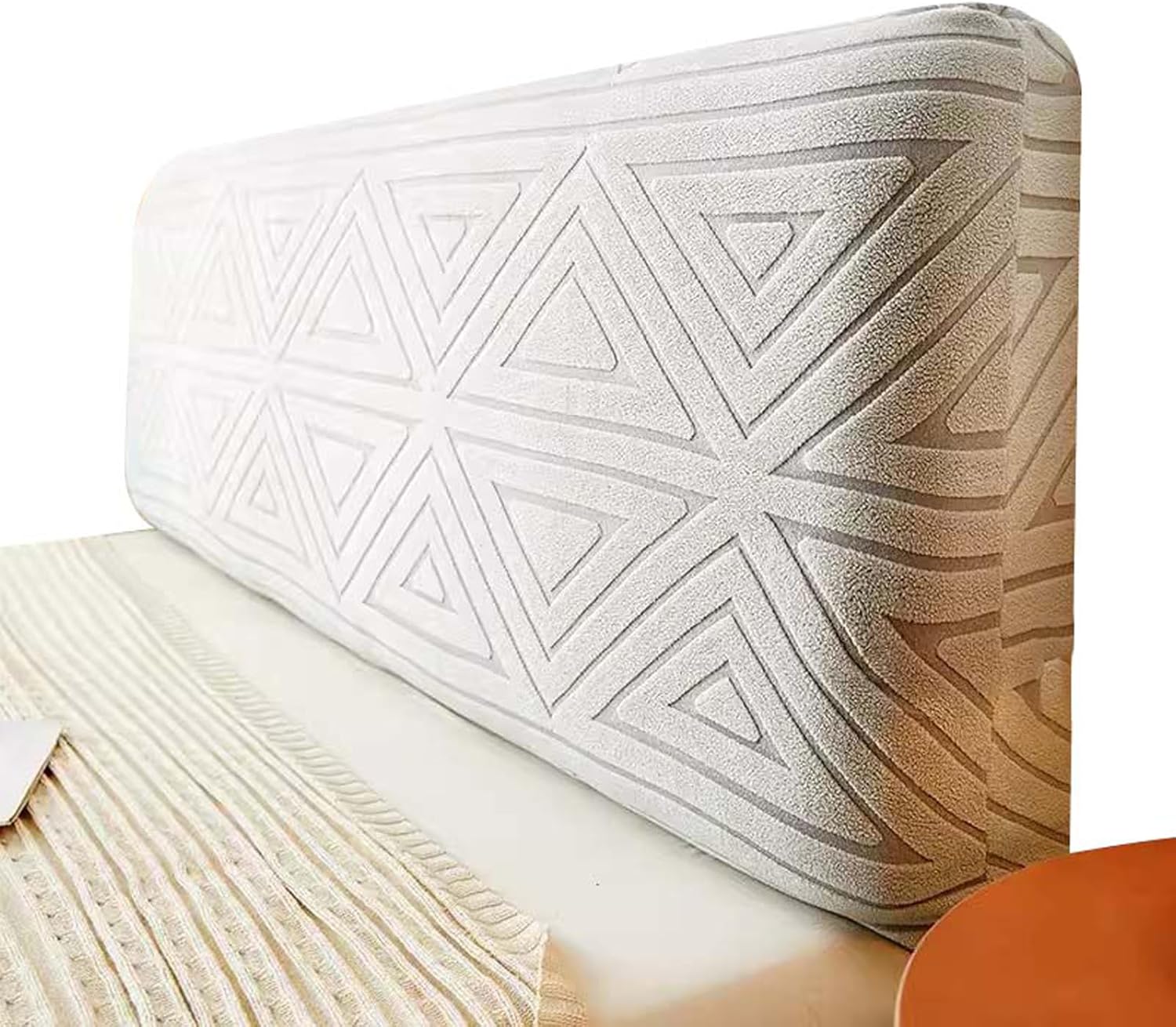 UYSELA Velvet Bed Headboard Slipcover, Stretch Bed Headboard Cover, Bed Headboard Covers Slipcover, Headboard Protector Cover Dustproof Cover for Single/King/Double, 200cm/78in