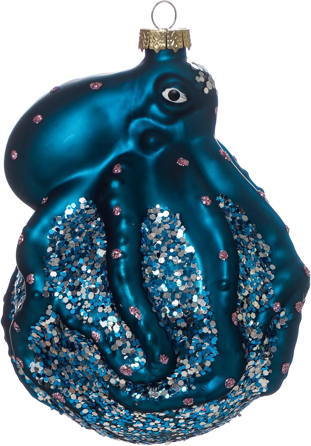 Glass Octopus Christmas Ornament for Christmas Tree