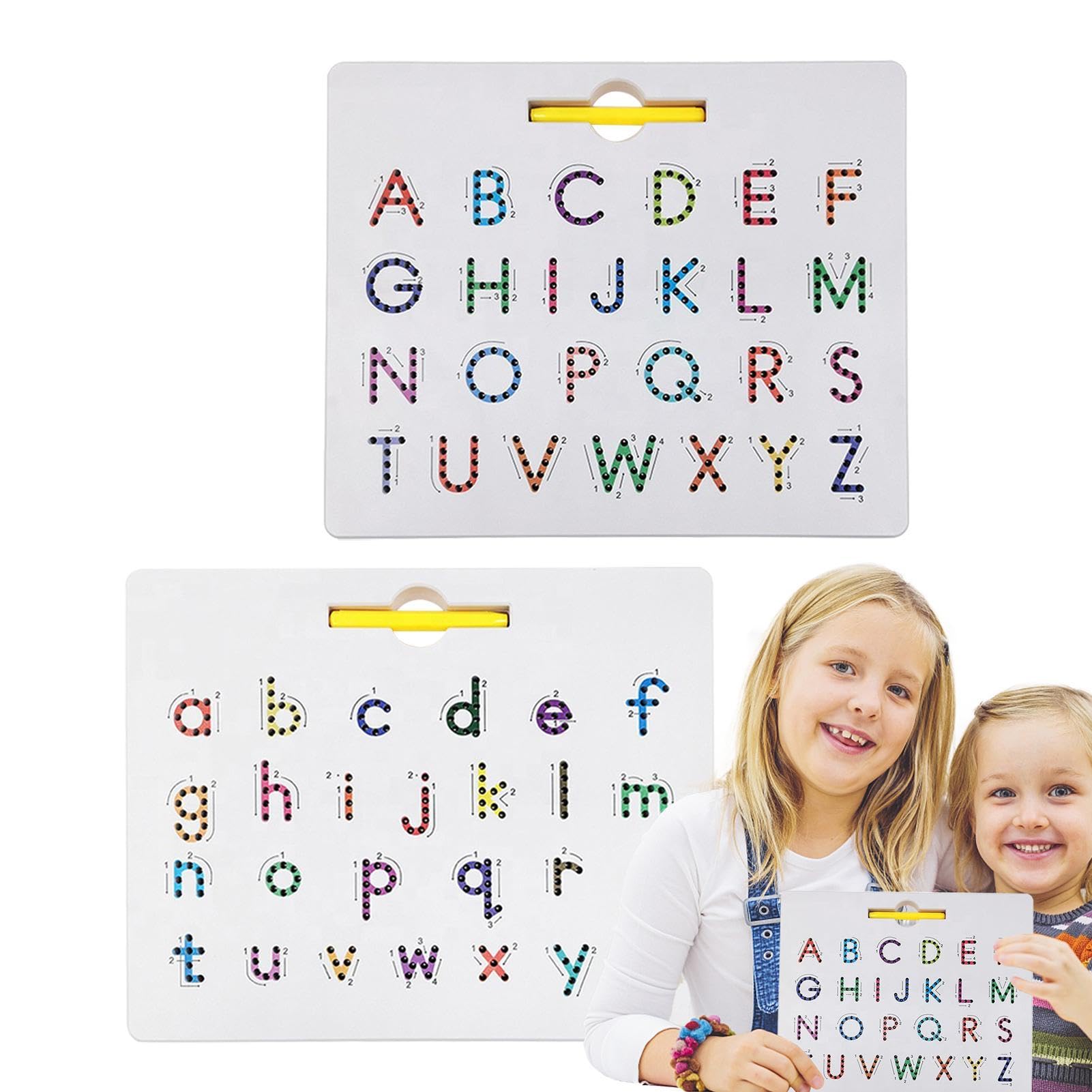 Tableau Alphabet magnétique, Tableau à Lettres magnétique Double Face