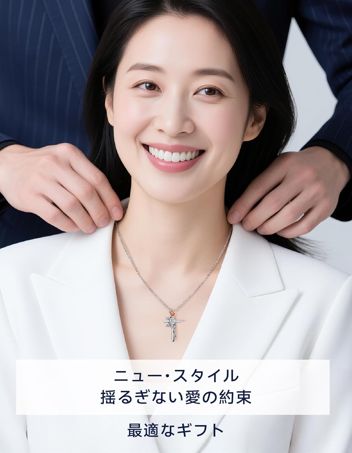 MomentWish Cross Necklace for Women, Christian Gifts for Her, Moissanite Cross Pendant, 925 Sterling Silver Necklaces Religious Anniversary Birthday Gifts for Women- - Image 7