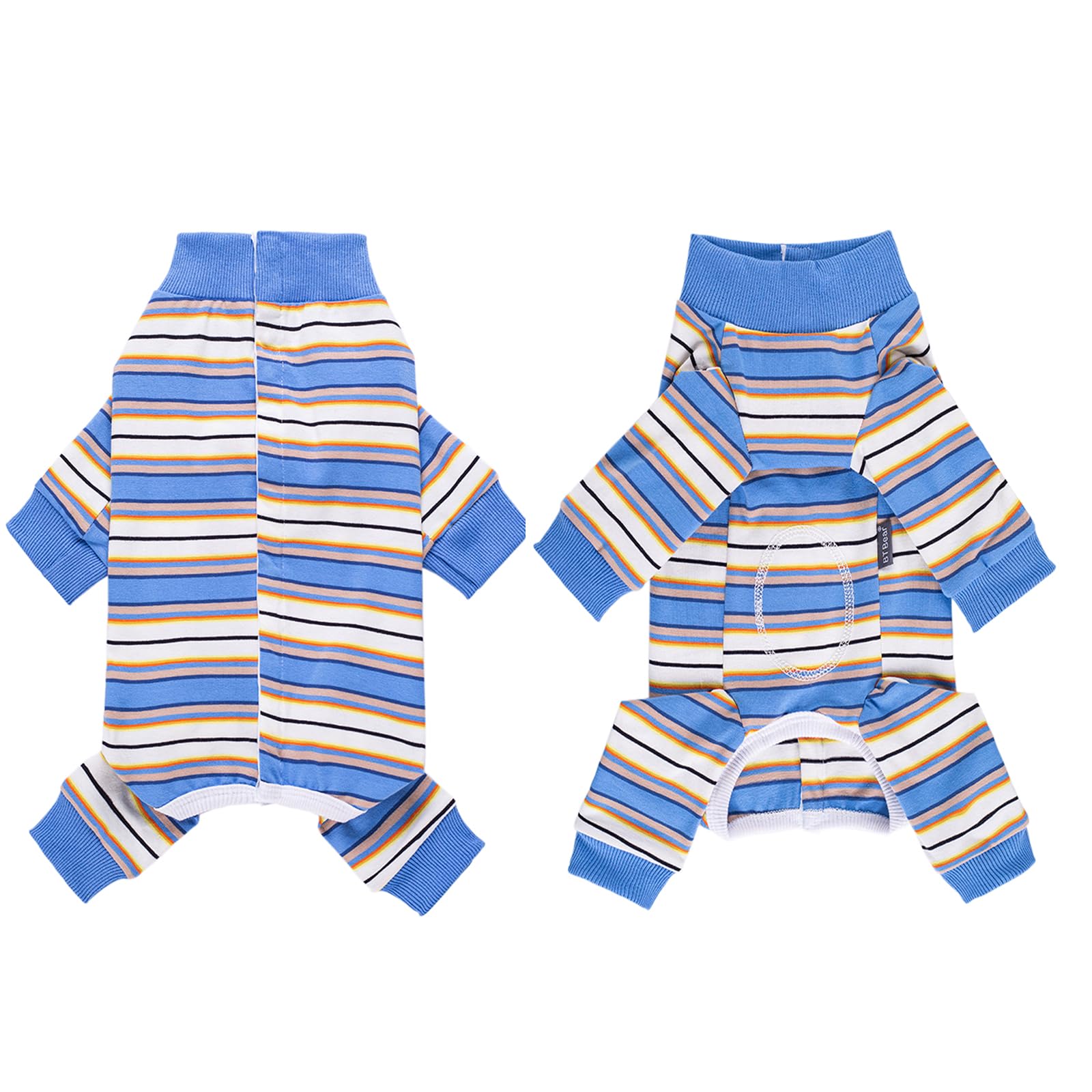 BT Bear Dog Recovery Suit,Elastic Puppy Small Dogs After Surgery Onesie Protect Joints Anti Licking for Female Male Dogs,Pets Pajamas PJS Bodysuit for Cats Small Medium Dogs,Blue XXL - Image 2