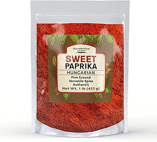 Unpretentious Sweet Hungarian Paprika, 1 lb, Sweet & Savory, Fine Powder...
