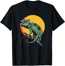 Veiled Chameleon Howling At The Moon T-Shirt