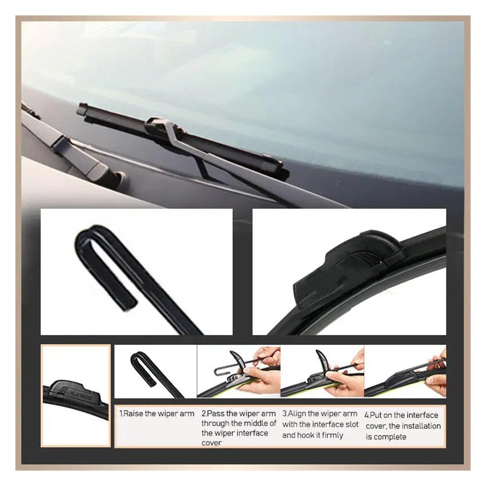 Parabrisas Escobillas Para Nissan Note MK1 2004-2013 Escobillas Limpiaparabrisas Delanteras Y Traseras De 24" + 14" + 12" Escobillas limpiaparabrisas delanteras