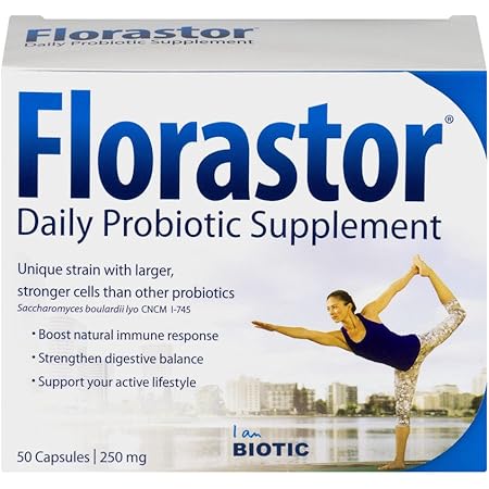 Amazon Com Florastor Daily Probiotic Supplement 50 Capsules Pack Of 5 Health Household