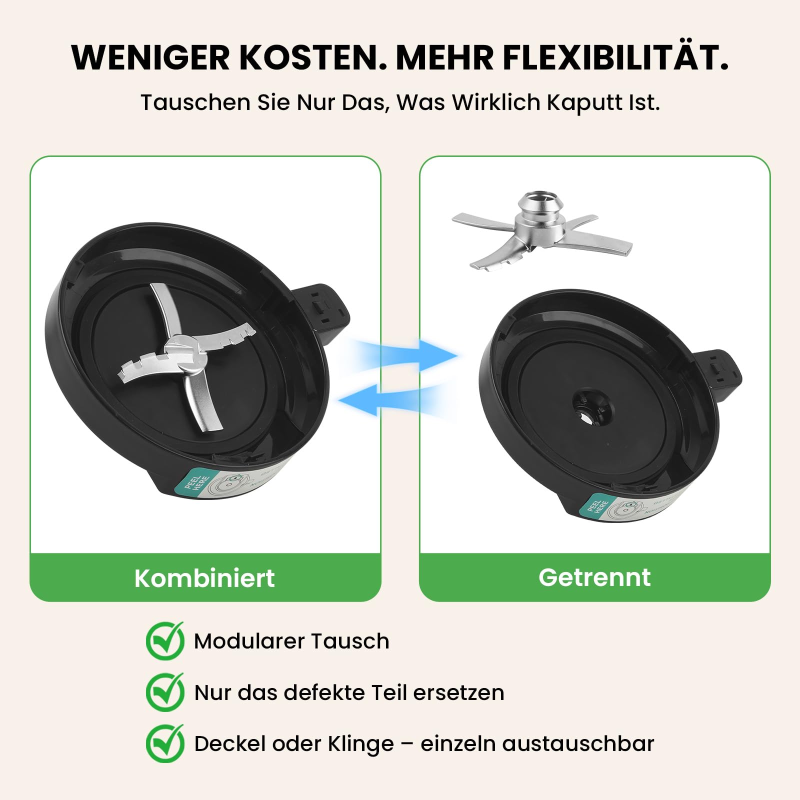 GEEKHOM Couvercle de Bol ExtéRieur de Rechange pour Machine à Glace : Accessoires Compatibles avec la Série Ninja Nc700 - Amovible, Passe Au Lave-Vaisselle, Réutilisable, Durable, Fiable, Ajustement
