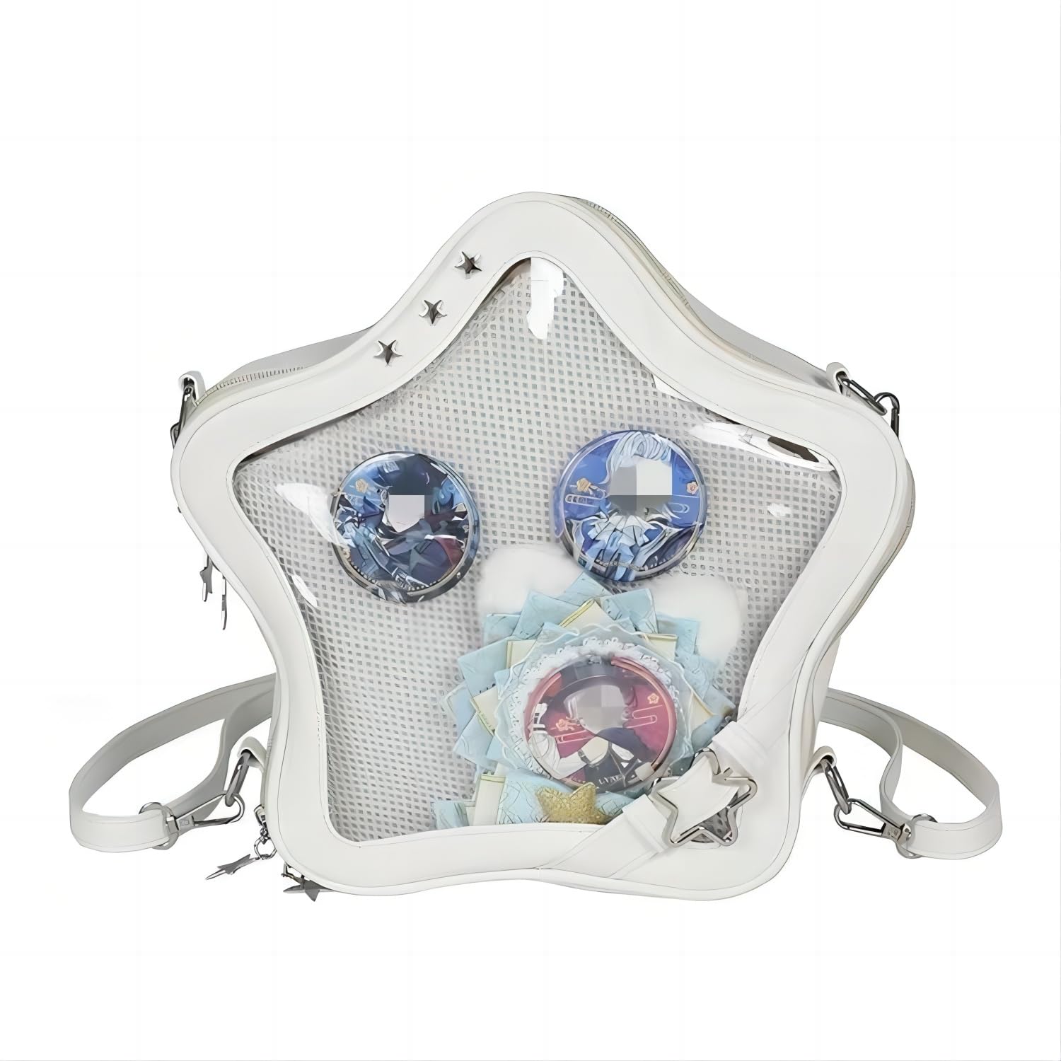 Homvik Star Ita Bag Pins Backpack Cute Aesthetic Pins Bag with Ita