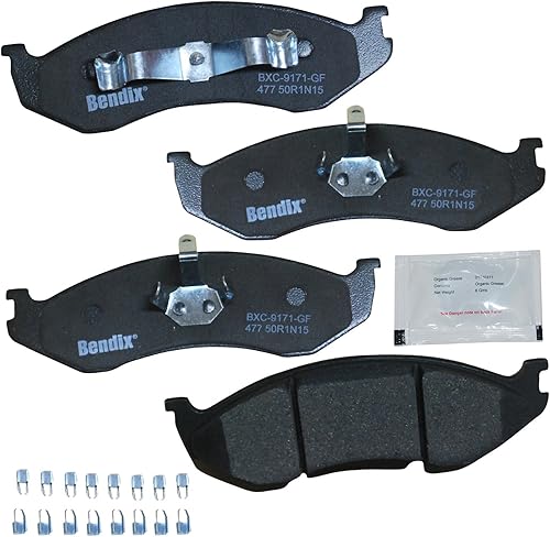 Vista 418 de Bendix Priority1 CFC1035 Pastillas de freno delanteras de cerámica para modelos seleccionados Chevrolet Aveo, Aveo5, Optra, Spark, Spark EV, Pontiac