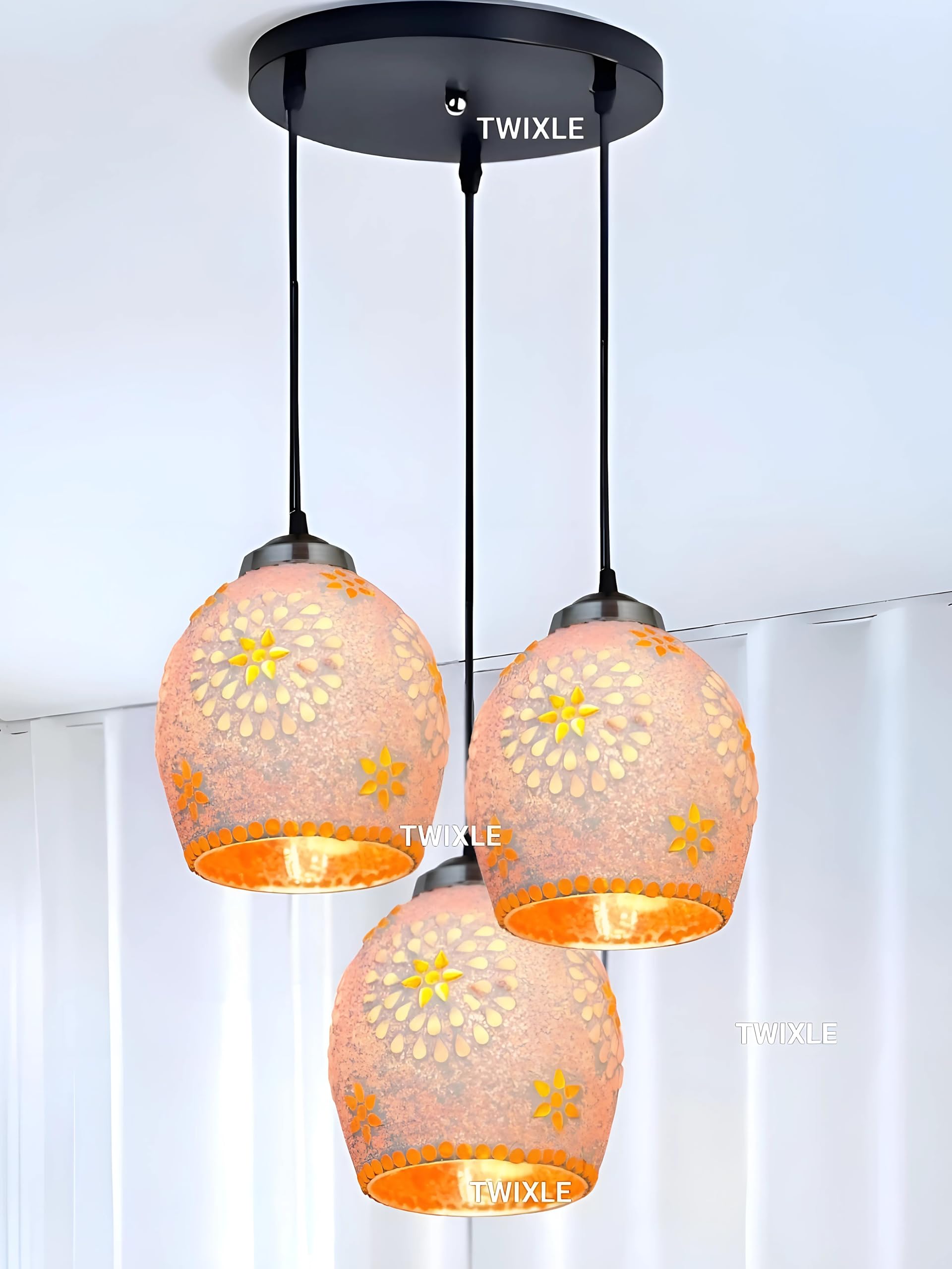 Buy twixle Handmade Pink Hanging Lights for Living Room, Ceiling