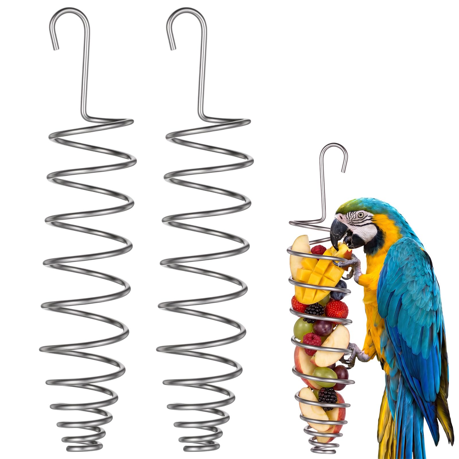 Bird Treat Holder for Cage, Millet Spray Holder for Parrots