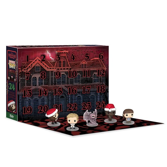 Foto 2 de 8 de Funko Advent Calendar: Stranger Things 2024-24 Días de Sorpresas - Minifigura de Vinilo Coleccionables