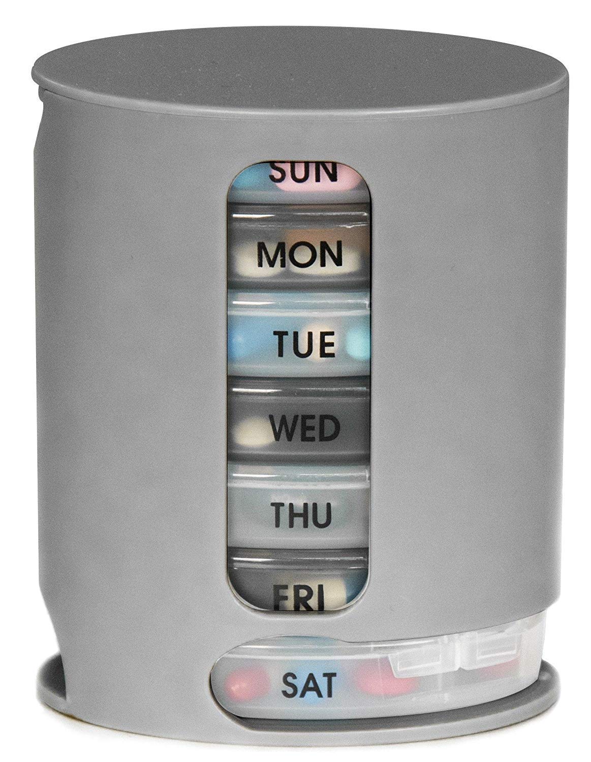 param Medicine Storage Pill Pro Box Organizer with 7 Single Box & 4 Daily Compartments-image-38