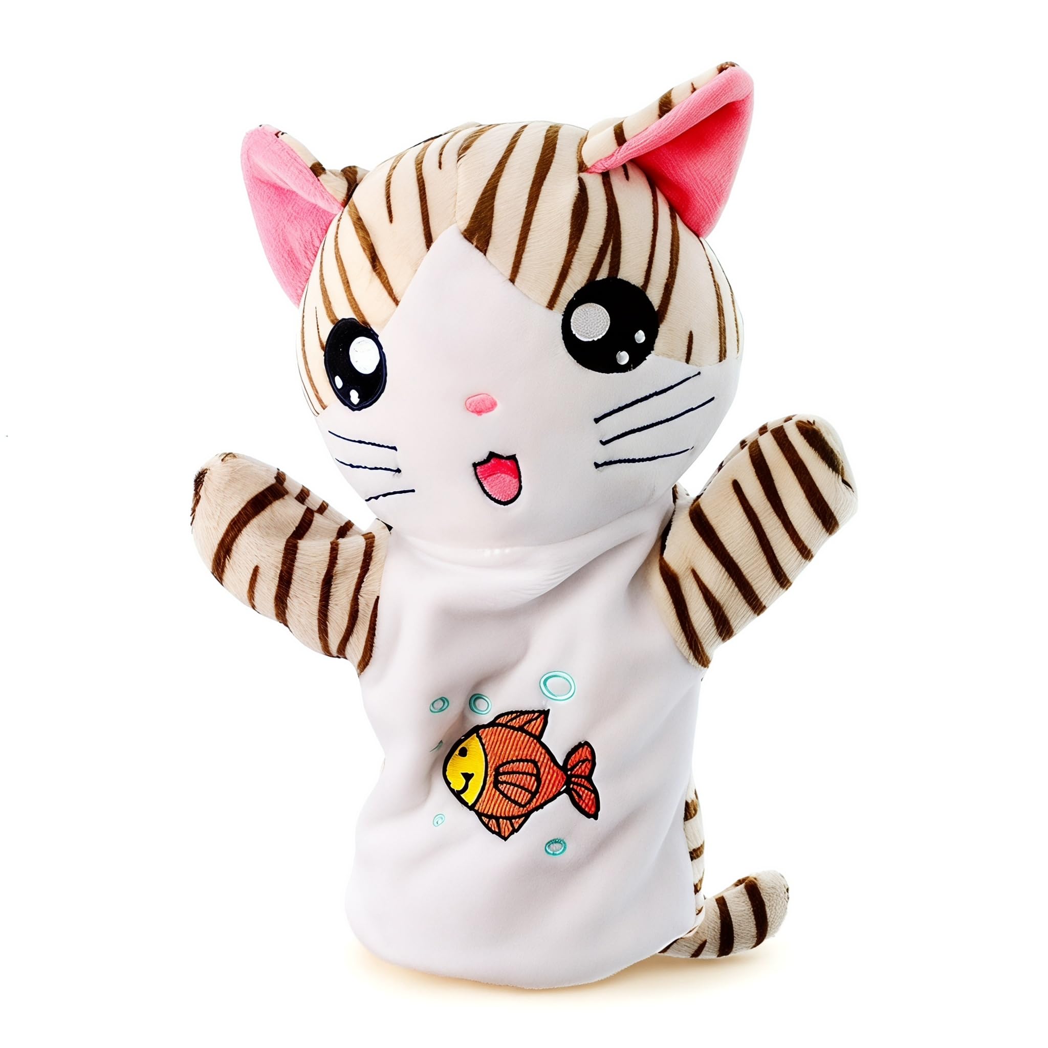 LOMTRATS Animal Hand Puppets for kids,Toddler Includes Wolf Tiger Lion Monkey, Perfect for Storytelling,Teaching,Preschool,Birthday Gifts