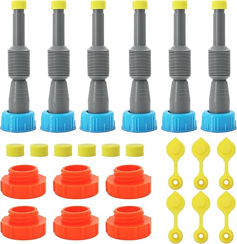 Kit de boquilla de repuesto para latas de gas, boquilla de lata de gas con tapa, boquilla universal muy flexible con toneladas de accesorios,