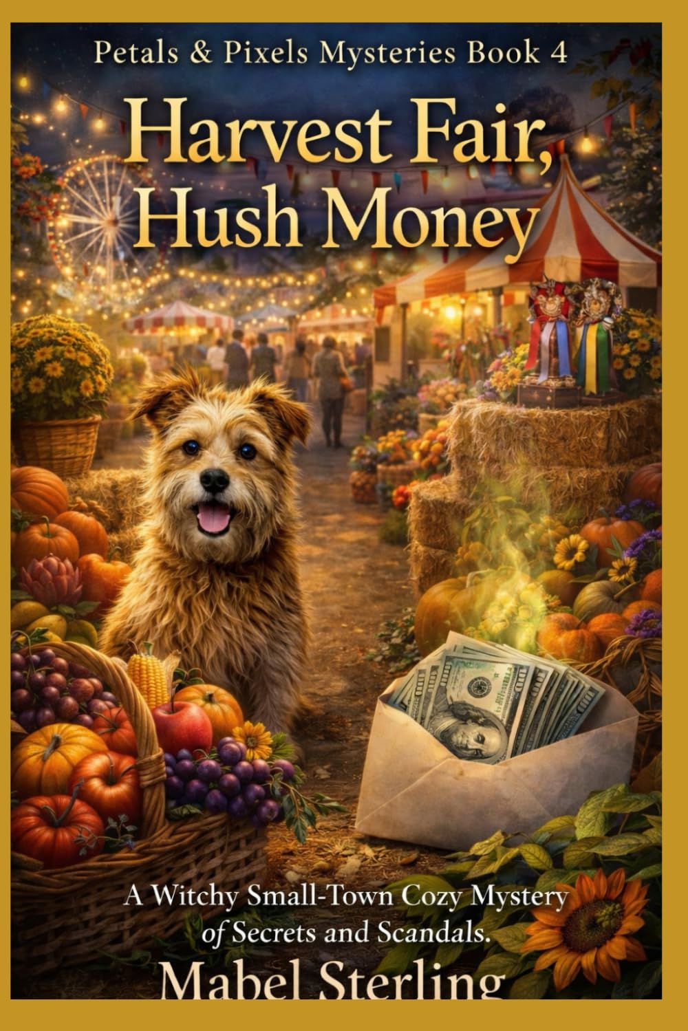 Harvest Fair, Hush Money: A Witchy Small-Town Cozy Mystery of Secrets and Scandals (Petals & Pixels cozy Mysteries)