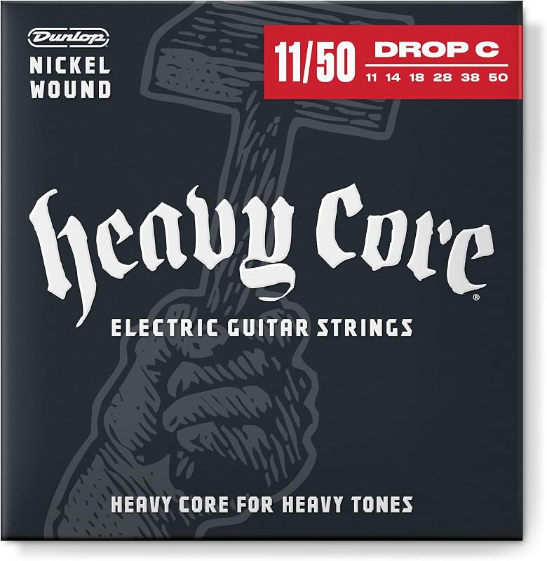 Jim Dunlop Heavy Core Electric Guitar Strings 11-50