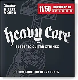 Jim Dunlop Cordas de guitarra elétrica Heavy Core 11-50