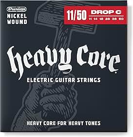 Jim Dunlop Cordas de guitarra elétrica Heavy Core 11-50