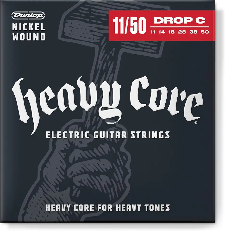 Jim Dunlop Cordas de guitarra elétrica Heavy Core 11-50
