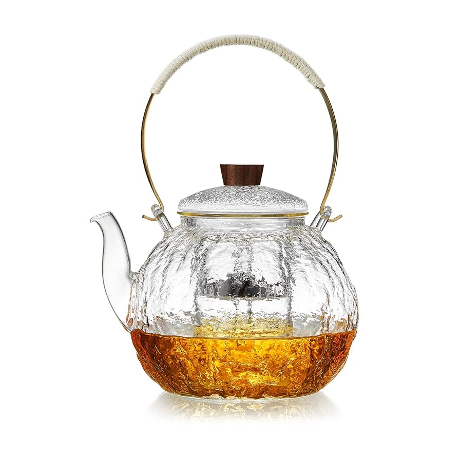 ポカロティー ティーポット 耐熱ガラス やかん 大容量 1000ml Amazon | ポカロティー ティーポット 耐熱ガラス やかん