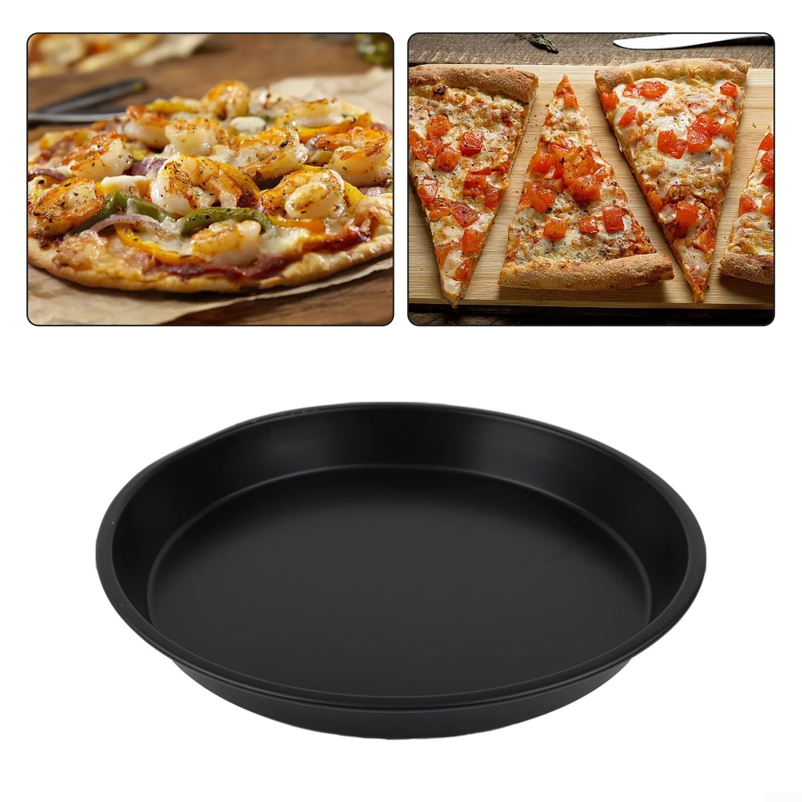 Padella Antiaderente Per Microonde E Forno – Vassoio Multiuso 30,5 Cm Per Pizza, Pancetta E Patatine