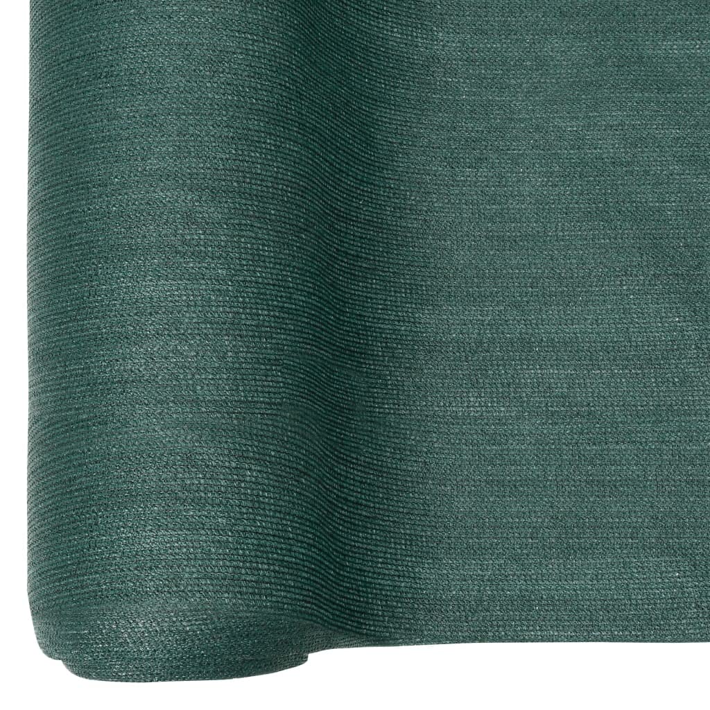 Red de privacidad HDPE verde 1,2 x 50 m 150 g/m² para jardín, balcón o terraza, tela cortavientos opaca resistente a los rayos UV y moho, corte a medida