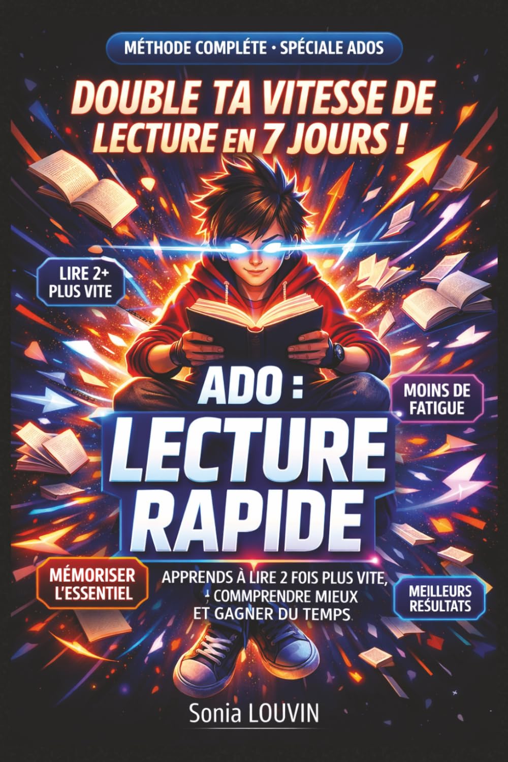 ADO : LECTURE RAPIDE — APPRENDS À LIRE 2 FOIS PLUS VITE, COMPRENDRE MIEUX ET GAGNER DU TEMPS: Lecture rapide, concentration, mémoire, compréhension — ... retenir l'essentiel, améliorer ses résultats