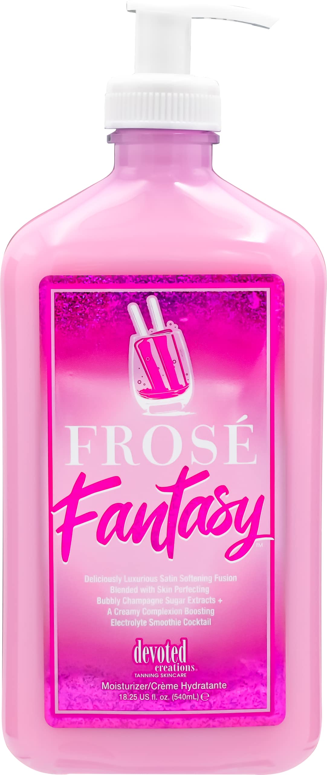 Devoted Creations Frose Fantasy Deliciously Luxurious Satin Softening Fusion Blended with Skin Perfecting Bubbly Champagne Sugar Extracts + A Creamy Complexion Boosting Electrolyte Smoothie