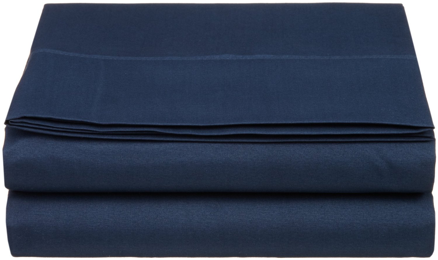 Clara Clark Supreme 1800 Collection Single Flat Sheet, Full, Navy Blue