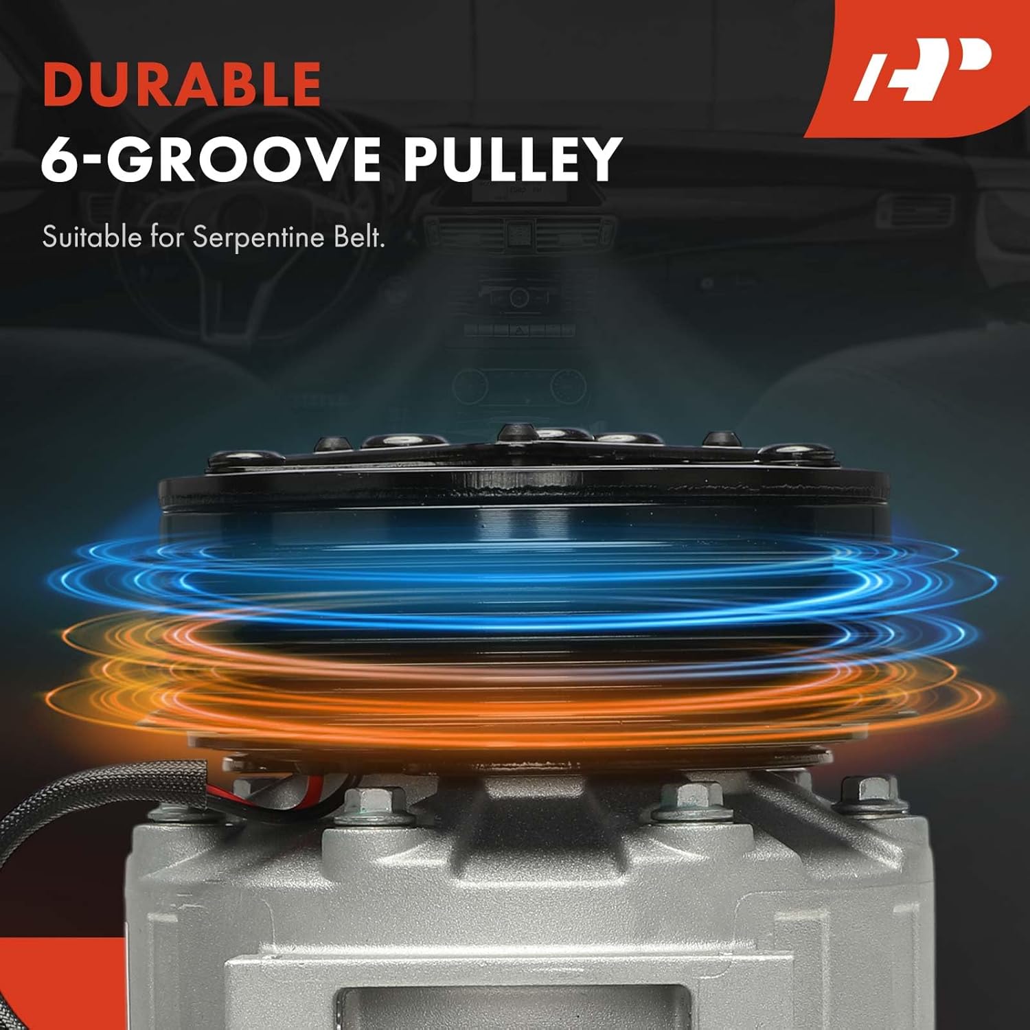 A-Premium Air Conditioner AC Compressor with A/C Clutch Compatible with Nissan Altima 2.0L 2019 2020 2021 2022 2023 2024 With DCS17EC Compressor