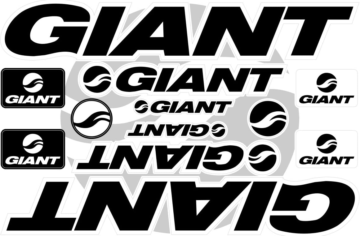 Giant Decals Stickers Bicycle Frame Replacement Graphic Set #2
