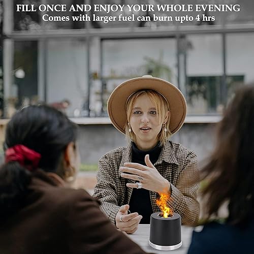 Miniatura 3 de Fogata de mesa  Cuenco de mesa para fogata portátil para mesa de fogata portátil ideal para interiores y exteriores, pequeño tablero de fuego,