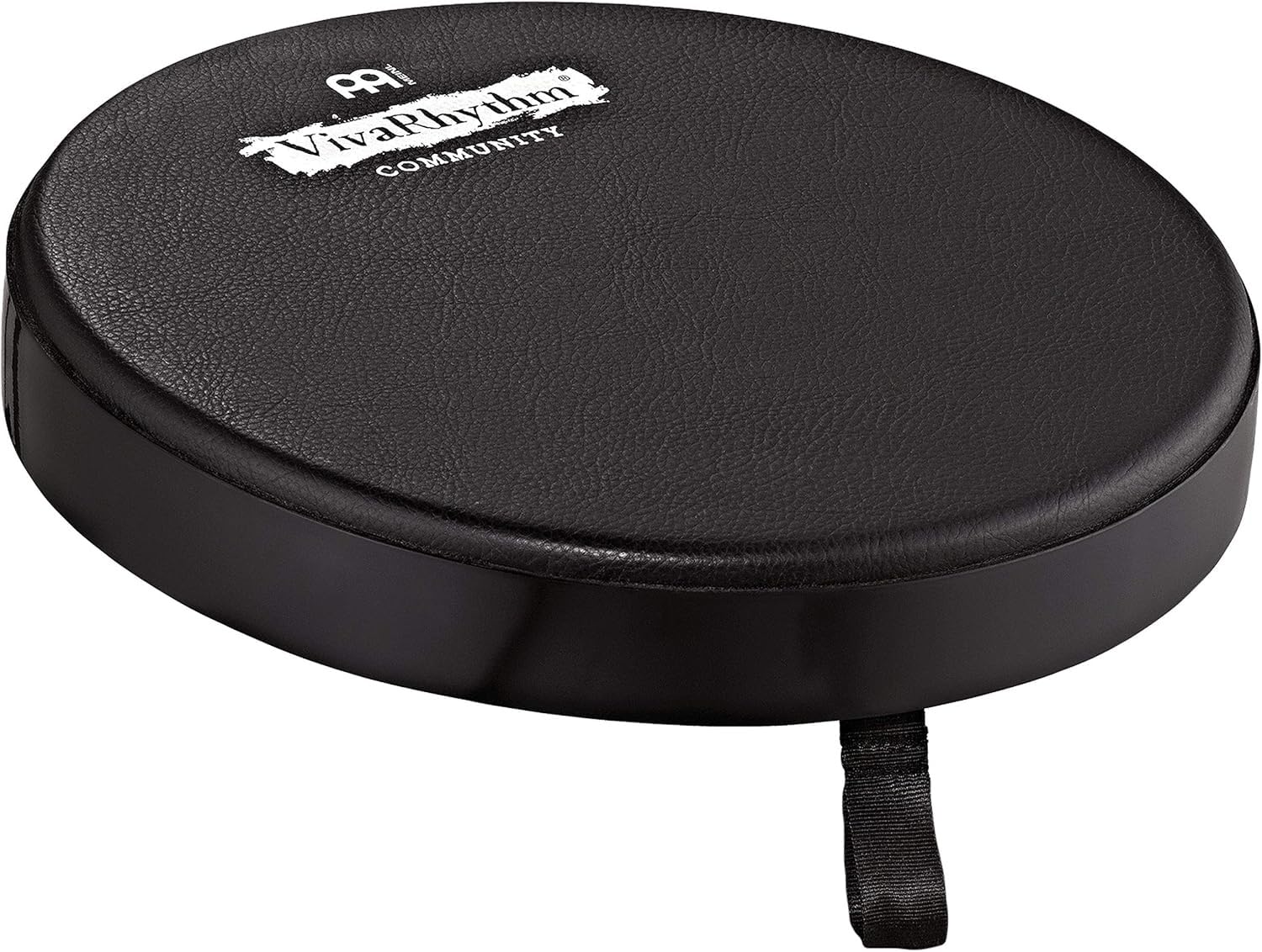 Meinl Percussion Pop Off Bass Drum Head, Schwarz (VR-POHBD12-NH) | Fell für VivaRhythm Pop Off Bass Drum, Vorgestimmt, als Handtrommel spielbar, Durchmesser 12 Zoll, Nappa