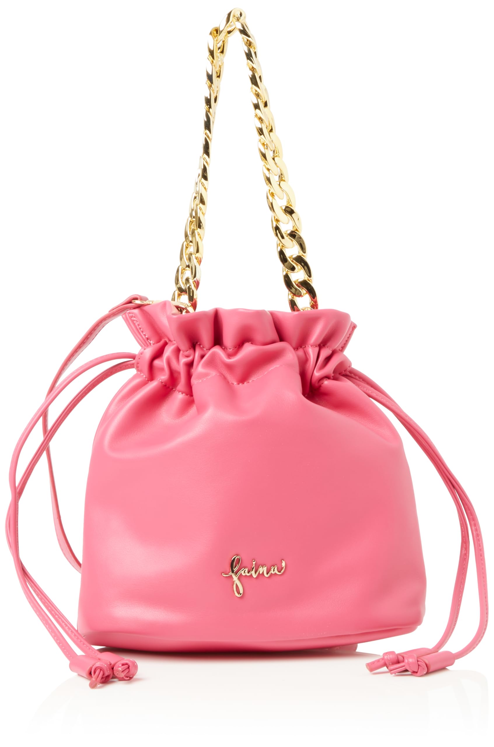 SIDONA Women's Pouch Bag Handbag with Shoulder Strap, Fuchsia, One Size
