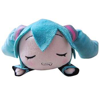 Amazon.co.jp: 初音ミク ふわふわ寝そべりぬいぐるみ よだれ顔