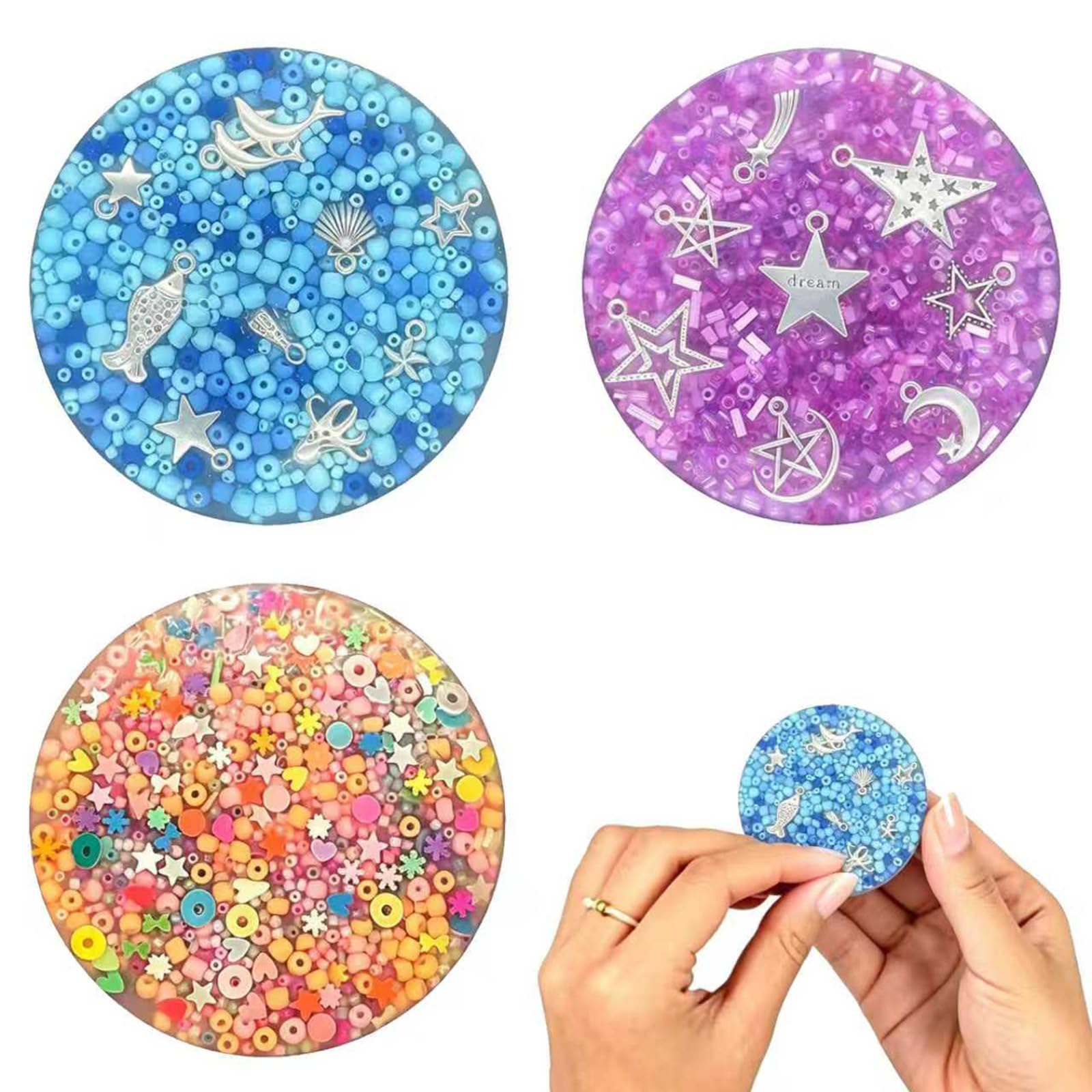 3 Pack Picky Pad Reusable Sensory Tools – Pimple Popper Tool Picky Pads for Skin Picking Prevention Dermatillomania ADHD Aids – Skin Picking Fidget Tools for Stress Relief and Focus