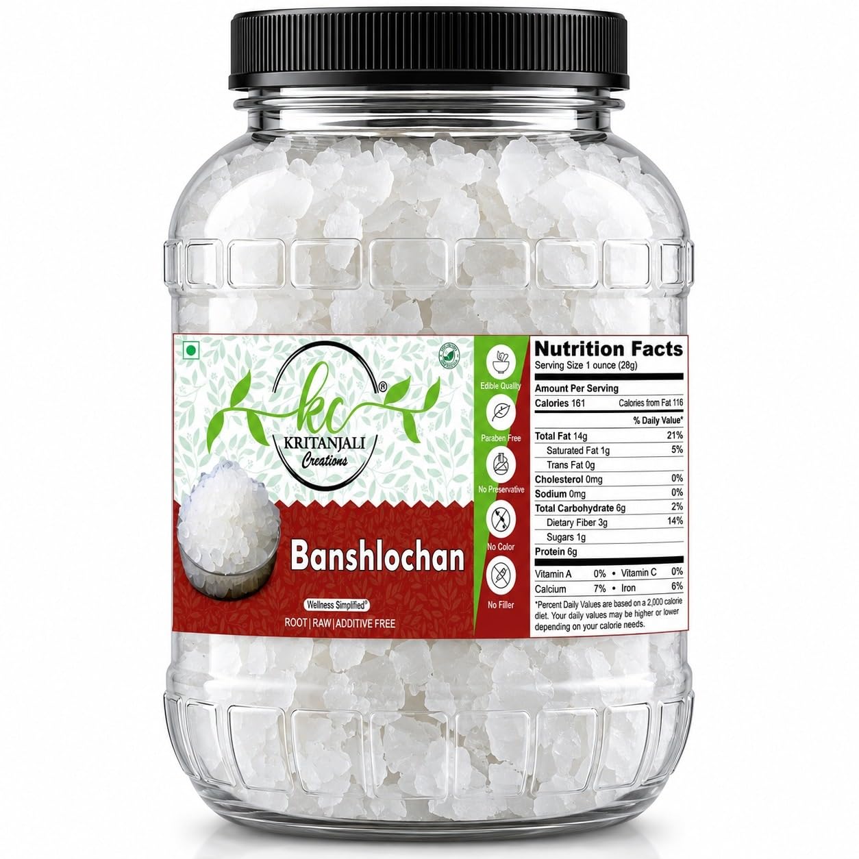 [BRSREAARBUAR6GQZ] Organic Tabashir Vanslochan Banslochan, 100gmOrganic Tabashir - Vanslochan - Banslochan | Pure & Organic Vanshlochan For Strengthening Bones & Hair Roots | With No Added Colors & Preservatives | Herbal Banslochan For Wellness (100gm)