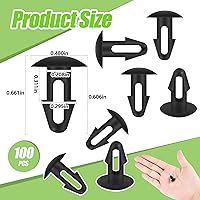 Vista 3 de 100 remaches para correas de 15/64 pulgadas con orificios para patio, correas de reparación de muebles de patio, accesorios de sala de estar, 0.66 x