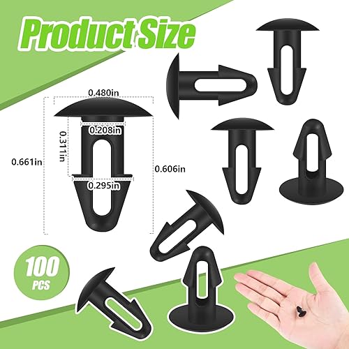 Miniatura 3 de 100 remaches para correas de 1564 pulgadas con orificios para patio, correas de reparación de muebles de patio, accesorios de sala de estar, 0.66 x