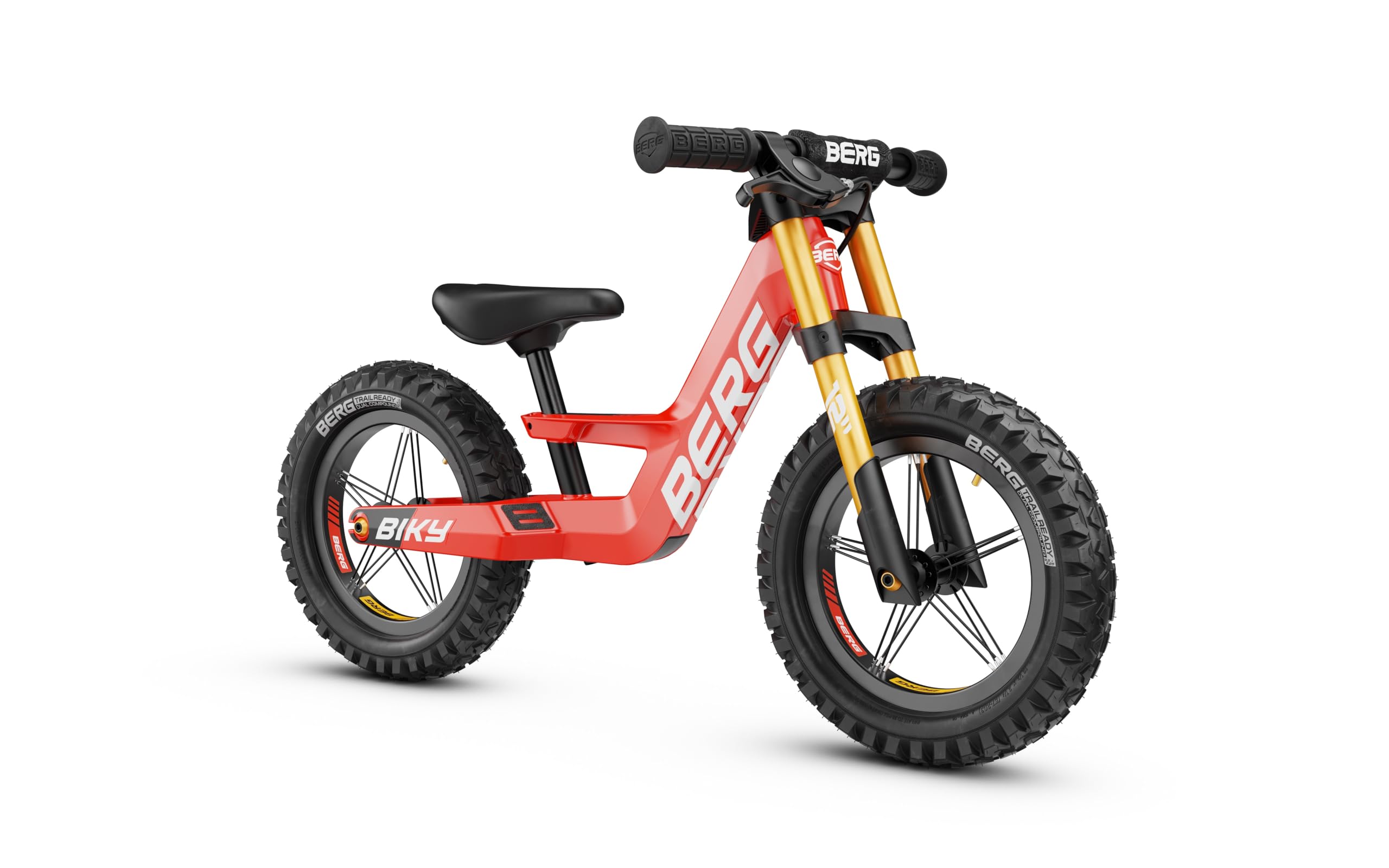 BERG Biky Cross Red Handbrake Balance Bike 2-5 Years