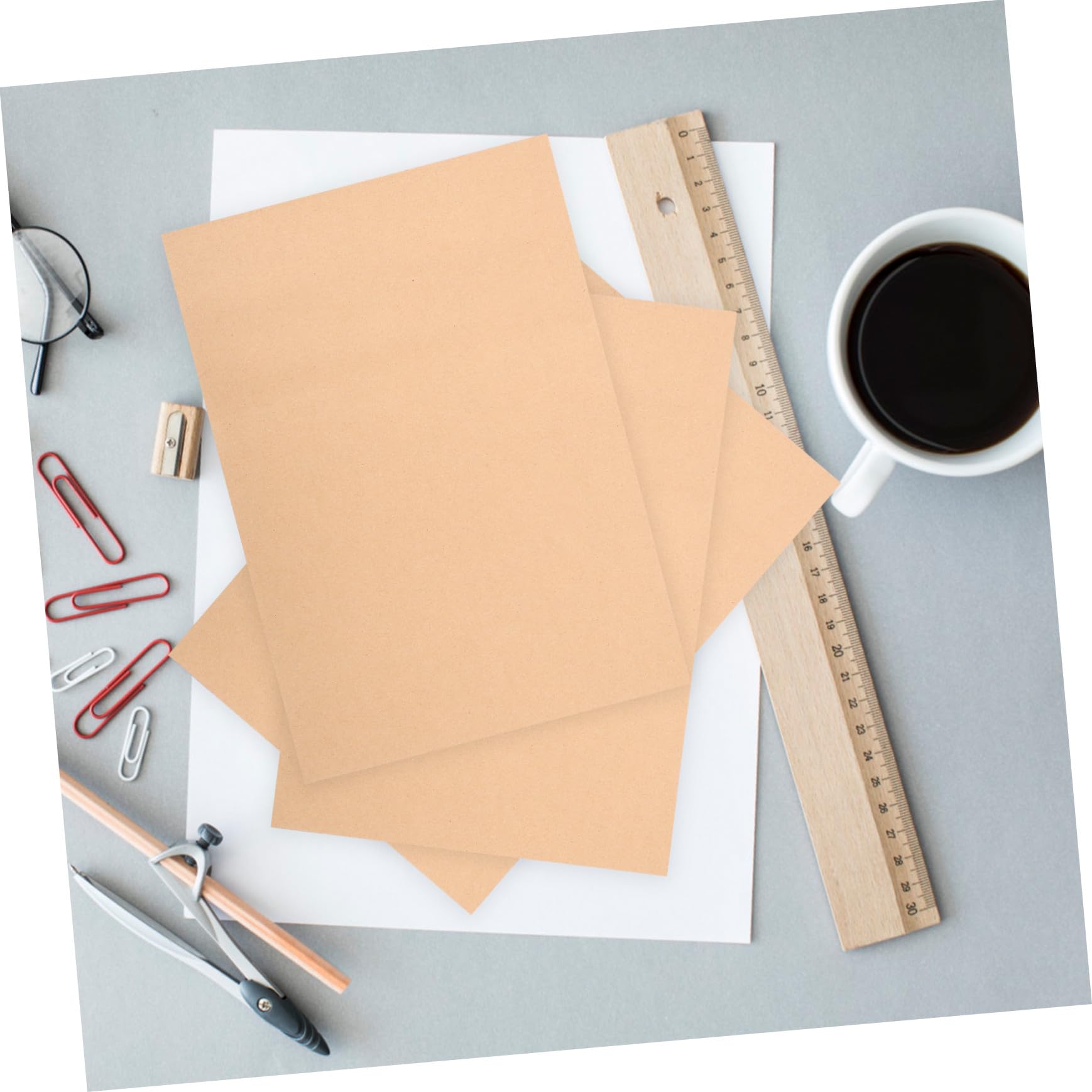 ORFOFE 20 Piezas Papel Braille Grueso para Práctica y Aprendizaje Resistentes y Suaves Aptas para Tablero de Escritura Braille para Estudiantes y Docentes Paquete de Unidades para