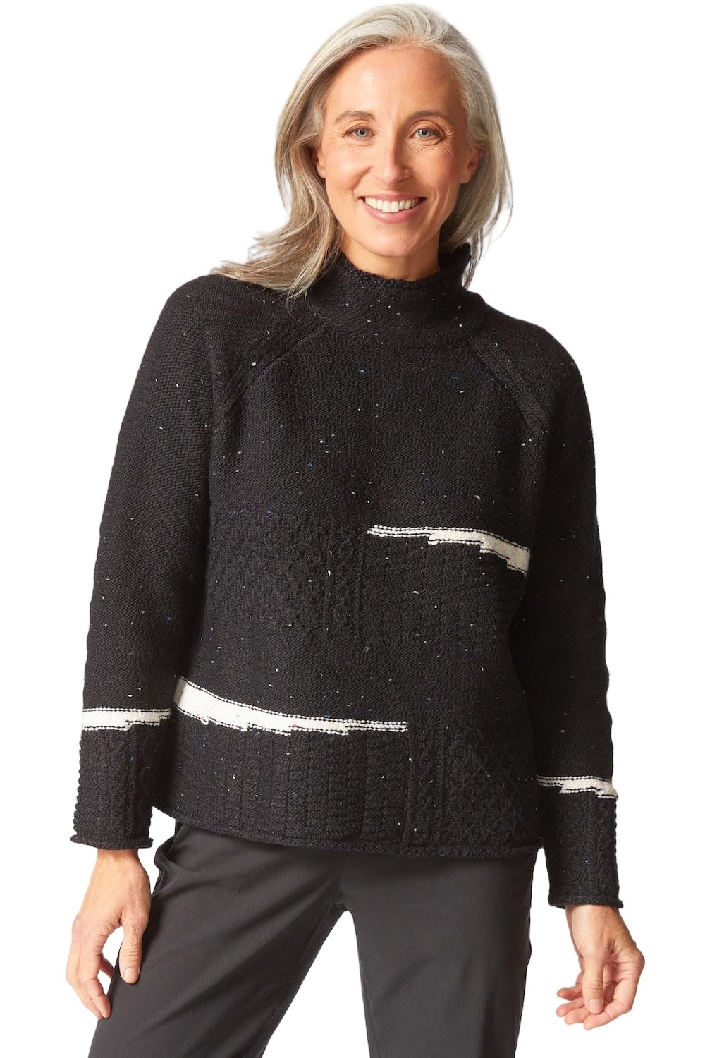 Mixed Cable Stitch Habitat Pullover