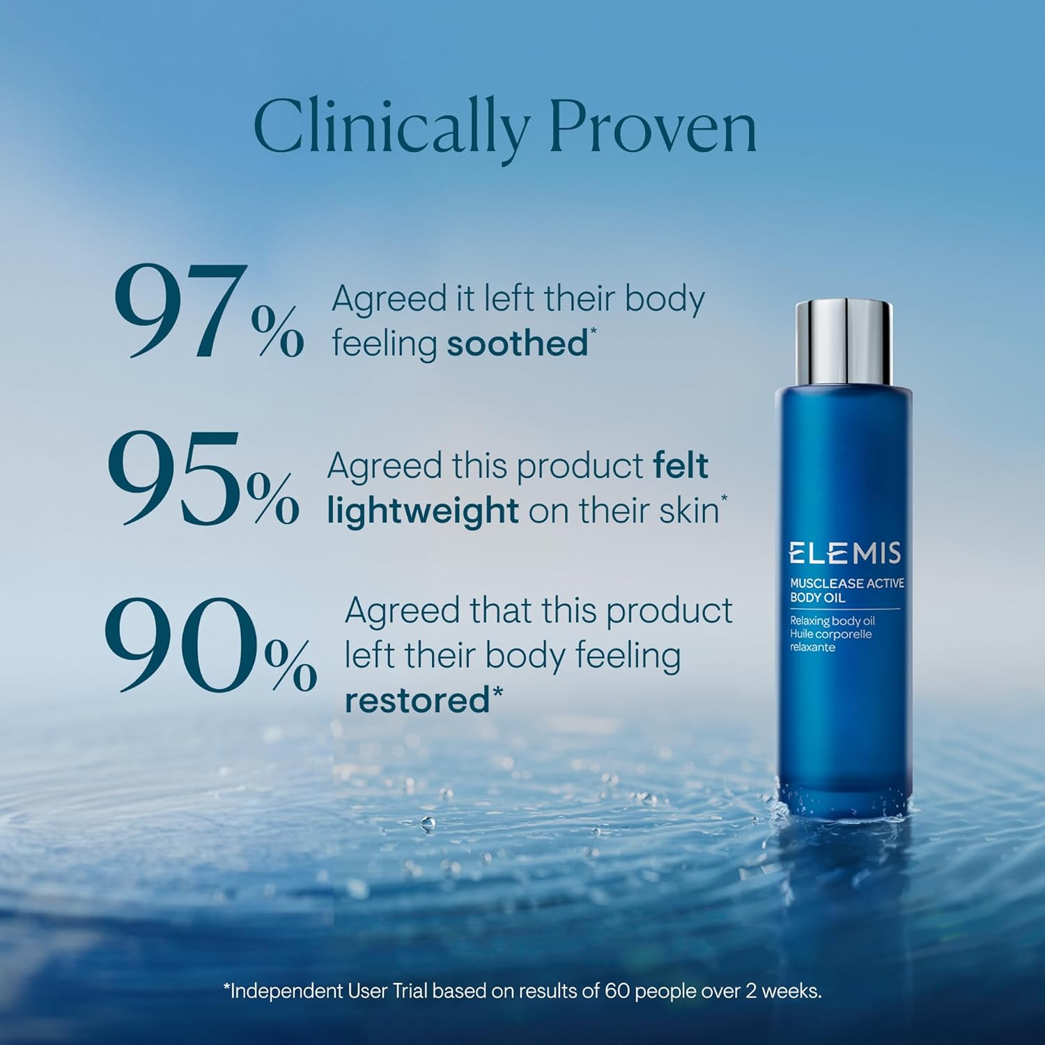 ELEMIS Active Body Concentrate Musclease 100ml, Revitalizing Massage Oil for Tired, Aching Muscles - Image 4